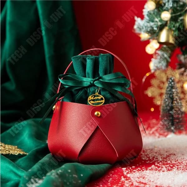 TD® jul äpple presentpåse julafton fruktförpackningspåse godis presentväska presentpåse 5pack