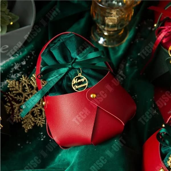 TD® jul äpple presentpåse julafton fruktförpackningspåse godis presentväska presentpåse 5pack