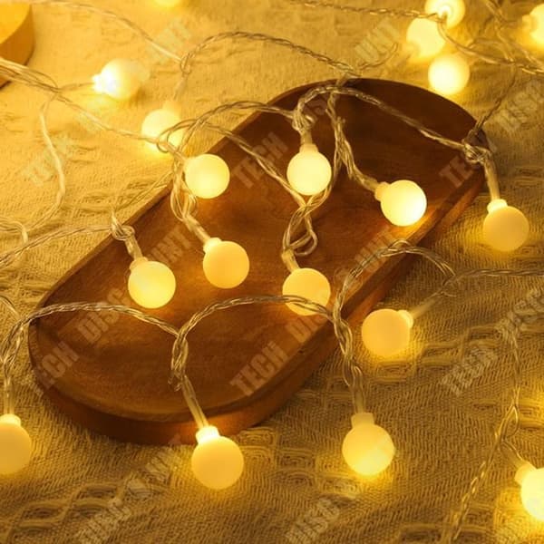 TD® LED Solar String Lights, Outdoor Camping Ambient Lighting, Julbelysning, Trädgårdsdekorativa ljus