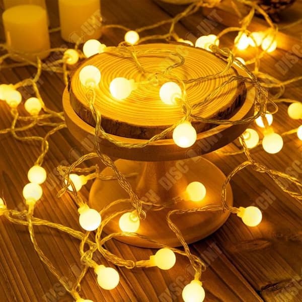 TD® LED Solar String Lights, Outdoor Camping Ambient Lighting, Julbelysning, Trädgårdsdekorativa ljus