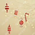 Miniatyrbild 4 av 4: TD® Candy Pendant Juldekoration Julgranstillbehör Prydnadsset Julklädseltillbehör Paket med