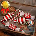 Miniatyrbild 1 av 4: TD® Candy Pendant Juldekoration Julgranstillbehör Prydnadsset Julklädseltillbehör Paket med
