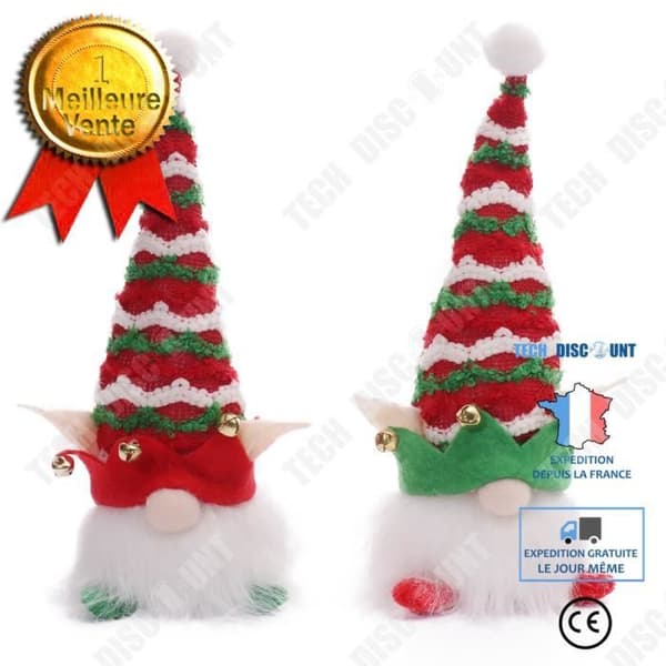TD® Juldekoration Tecknad Ljusälvor Dockhänge Skogsmansdekoration 2pack
