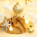 Miniatyrbild 4 av 4: TD® Juldekorationer Vit PVC flockande mini julgran Desktop Ornament Set