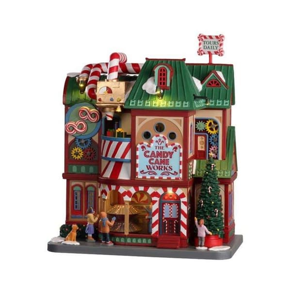 Julby - Julkarusell - Juldekor Lemax - 05681 -UK Christmas Village Sevärdheter - Sounds: The Candy Cane Works