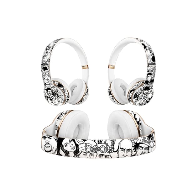 INF Beats Studio 2.0/3 Pro Hodetelefonklistremerke Hvit
