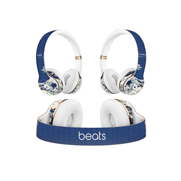 INF Stilig Dekal for Beats Solo2/3/4 Hodetelefoner Blå