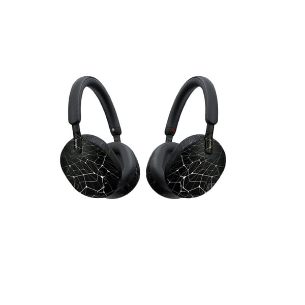 INF Tyylikäs Sony WH-1000XM5 kuulokkeiden PVC-tarra Musta