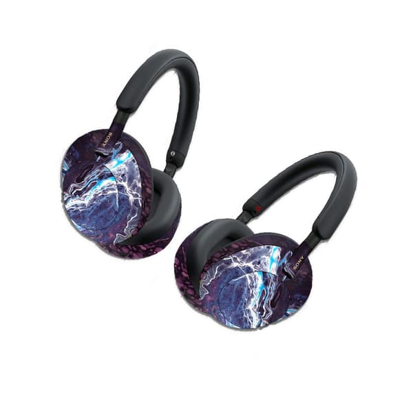 INF Tyylikäs Sony WH-1000XM5 kuulokkeiden PVC-tarra Sininen