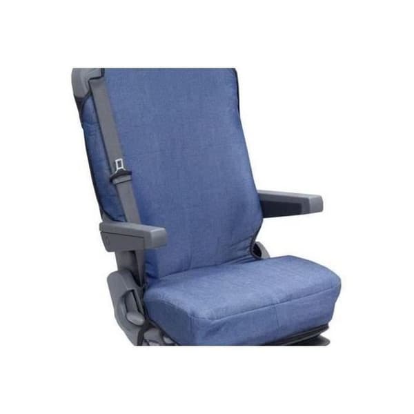 Jeans quiltade bomullsöverdrag