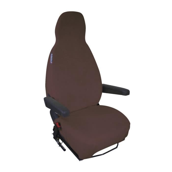 Chocolate Stretch Cotton Sponge Seat Cover