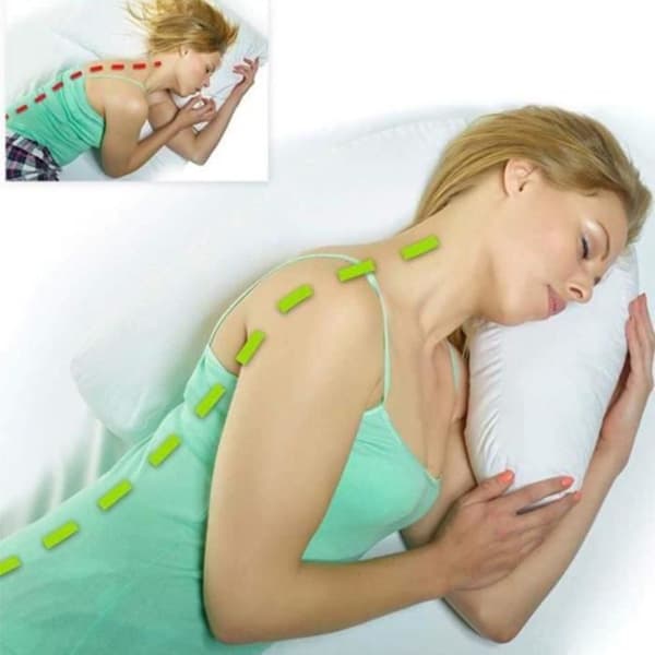 Anti Snoring Resekudde, Mjuk U-formad Nackstöd Sidokuddar för Sleeper Sidokudde för