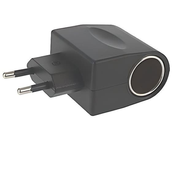 Adapter för cigarettändare till nätadapter