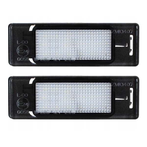 Sett med LED nummer skyltsljus, AutoTune, Peugeot 1007, 106 II, 207, 207 CC, SW, Peugeot 3008, Peugeot 307, Peugeot 307, Peu