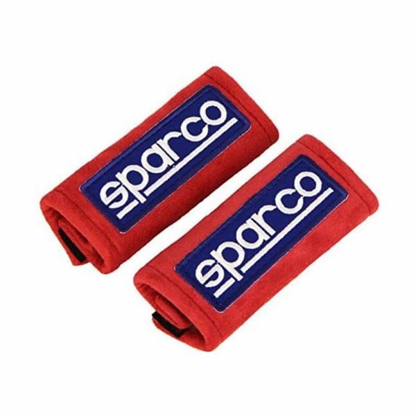 Dynor för säkerhetsbälte Sparco 01099RS Mini Röd (2 uds)