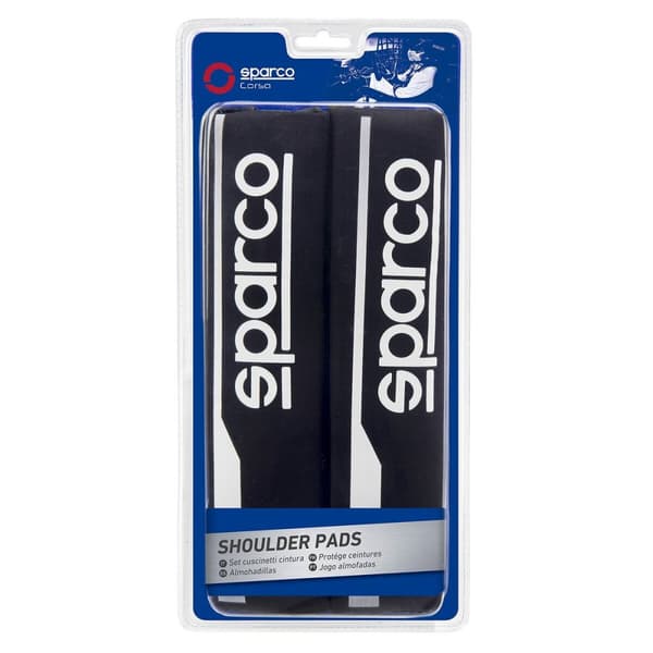 Puder til sikkerhedssele Sparco SPC1207BK Sort