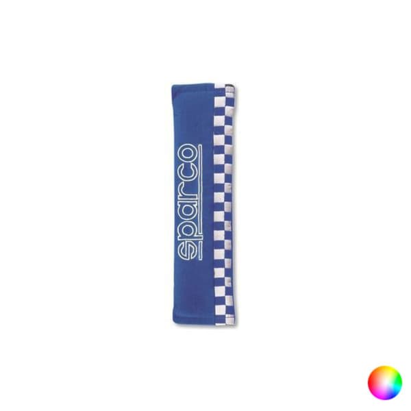 Dynor för säkerhetsbälte Sparco 01090S4 (2 uds) - Svart
