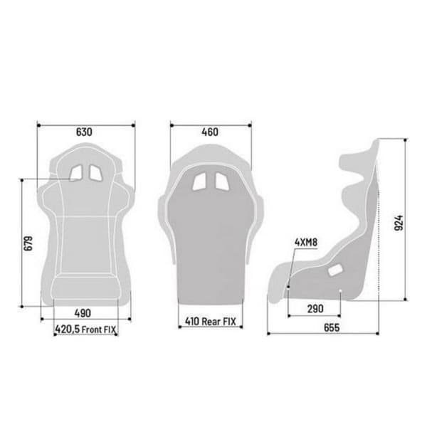 Sits Sparco 008017RNR Svart