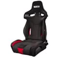 Pikkukuva 1 / 3: Kilpaistuin Sparco 009011NRRS Auto Musta Punainen