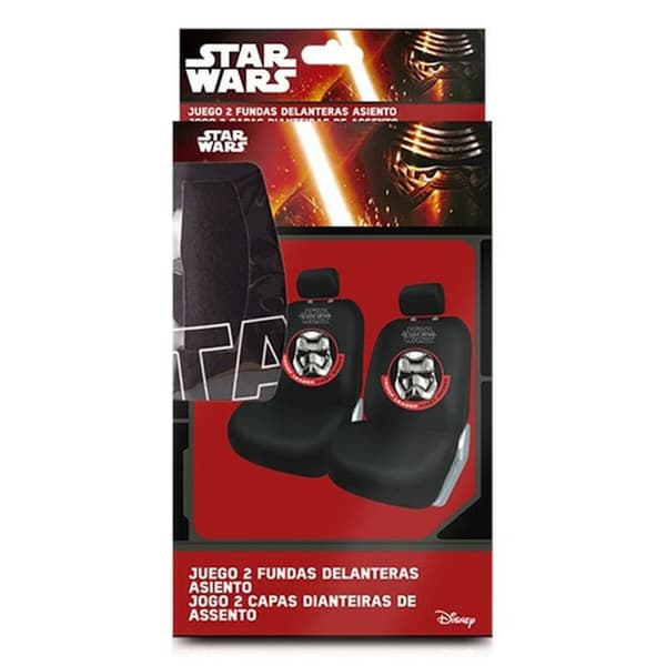 Istuinsuojasetti Star Wars Stormtrooper Universaali Eteenpäin Musta 2 osaa