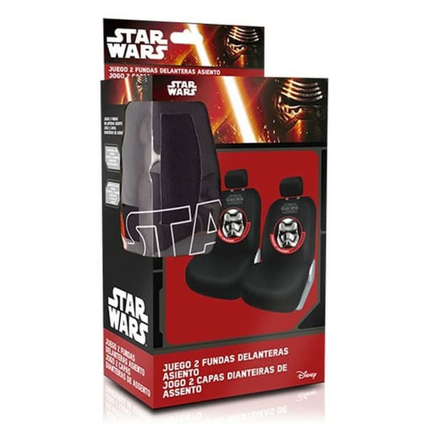 Istuinsuojasetti Star Wars Stormtrooper Universaali Eteenpäin Musta 2 osaa