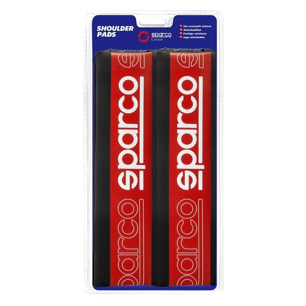 Dynor för säkerhetsbälte Sparco SPC1208RD Röd (2 antal)