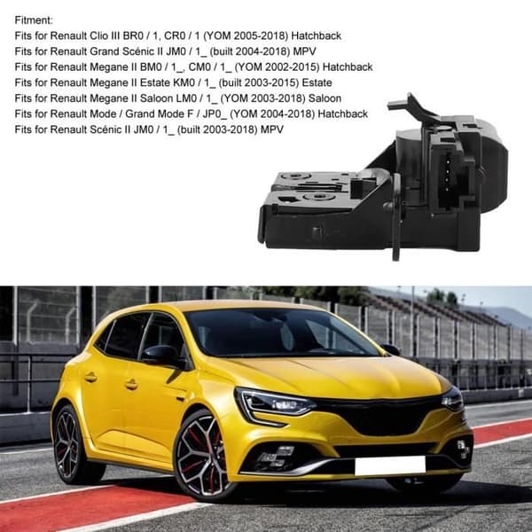 Bil baklucka baklucka spärr automatiskt lås passar för Renault Megane ersättning 8200076240