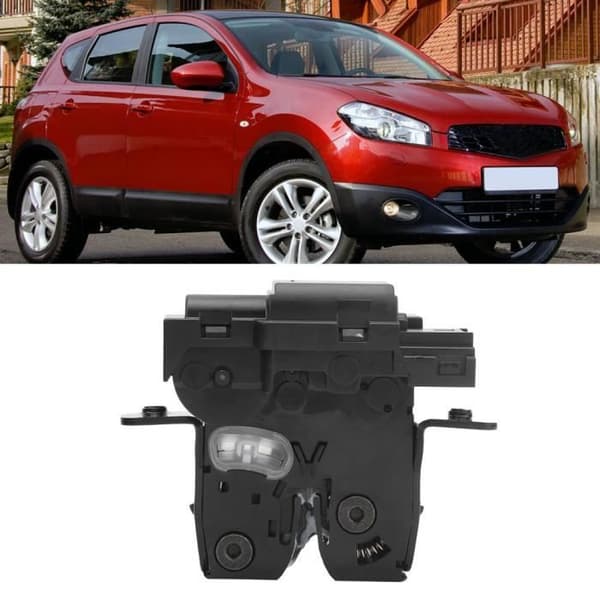 Tbest bakluckalås Baklucka bagagerumslåsmekanism 90502-2DX0A Ersättningspassform för Nissan Micra/Qashqai