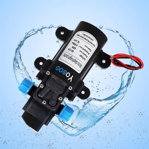 12V DC 5L/min 115Psi Högtrycksvattenpump Självsugande AUTO Tvättvattenpump