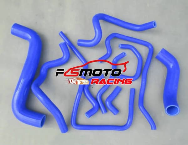 Silicone Radiator Kølevæskeslange, Holdbar Multi-Lags Design, Højtemperaturmodstand,RØD
