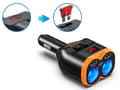 Miniatyrbilde 8 av 8: Cigarettuttag Splitter 12-24v - USB-C