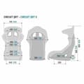 Miniatyrbillede 2 af 2: Sæde Sparco CIRCUIT QRT Bil Sort FIA 8855-1999