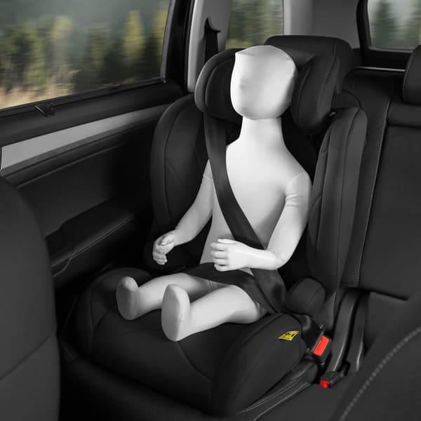 Bilbarnstol Levi, i-Size-godkänd, med ISOFIX - svart