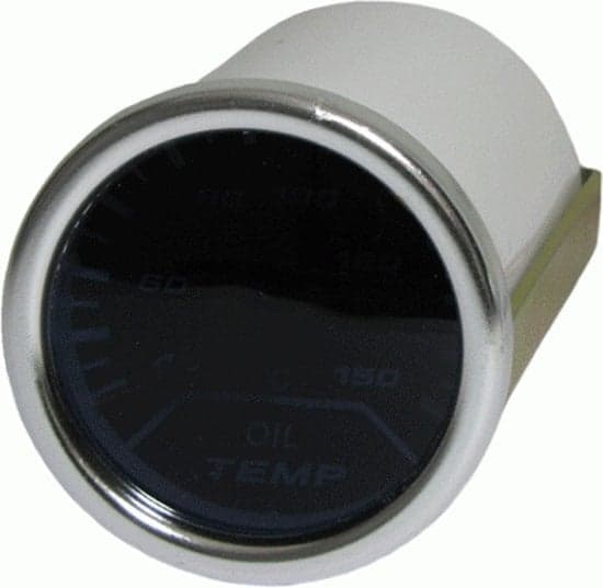 Universell Oljetemperaturmätare med Sensor - Enkel Installation, 52mm Passform, Stilfull Display