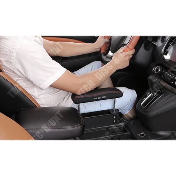 TD® Universal Car Armrest Storage Box Auto Center Protection Armbågsstöd Armstöd Justerbart fack