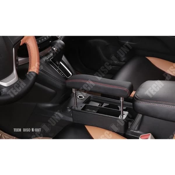 TD® Universal Car Armrest Storage Box Auto Center Protection Armbågsstöd Armstöd Justerbart fack