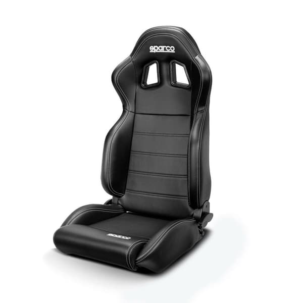 KÄYTETTY Kilpaistuin Sparco R100 MY2022 Auto Musta (Kunnostetut Tuotteet A)