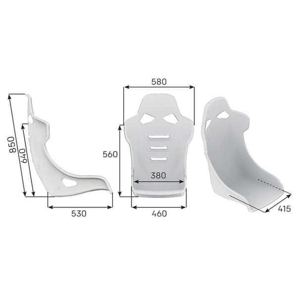 Racingsete OMP SEAT RT Pilot