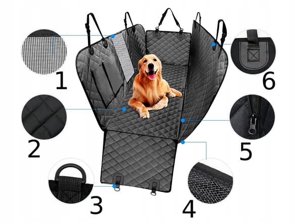 HUNDMATTA för BILSTOLSKYDD XXL