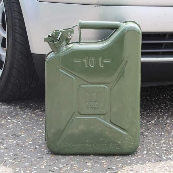 Faithfull Metal jerryburk GS TUV certifierad Grön 10 l - FAIAUJERRY10