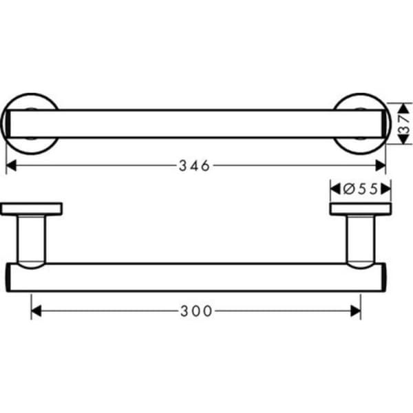HANSGROHE Handtag krom Logis Universal