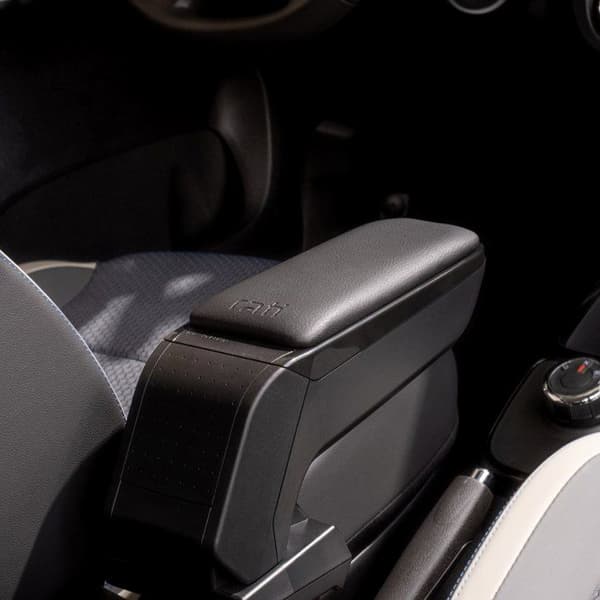 RATI ARMSTER S Armstöd DACIA SPRING 2021-2024 [svart, veganskt läder]