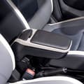 Miniatyrbild 2 av 2: RATI ARMSTER 2 Armstöd lämplig för DACIA SPRING 2021-2024 [grått, veganskt läder] med förvaring kan installeras