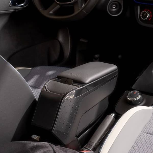 RATI ARMSTER 2 Armstöd DACIA SPRING 2021-2024 [svart, veganskt läder]