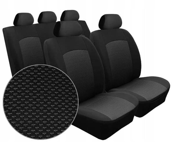 Sätesöverdrag 100% standard VW Transporter T5 T6 2003-2022 9 personer B