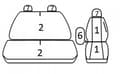 Miniatyrbild 2 av 9: RENAULT Trafic 3 III 2014-2025 TÄCKER Buss 2+1 ST-77