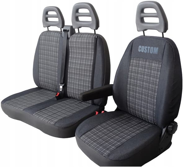 Premium starka överdrag till Ford Transit Custom V362 2012-2023