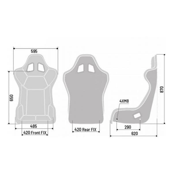 Sits Sparco 008009RNR Svart