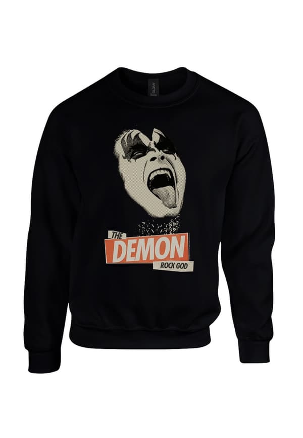 Kiss - Rock God  College Musta Medium