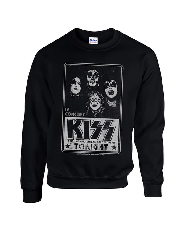 Kiss - Concert Poster  Sweatshirt